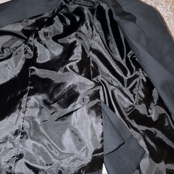 CKL Boys Black Italian Blazer striped  Suit Jacket Size 9 - Picture 9 of 9